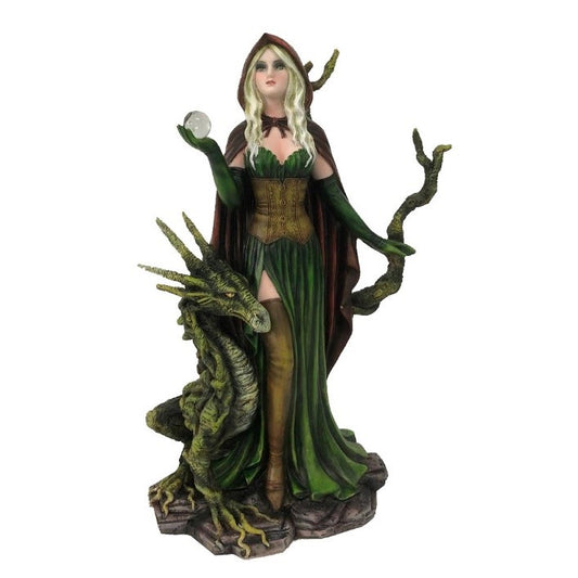 Lady Woods with tree dragon